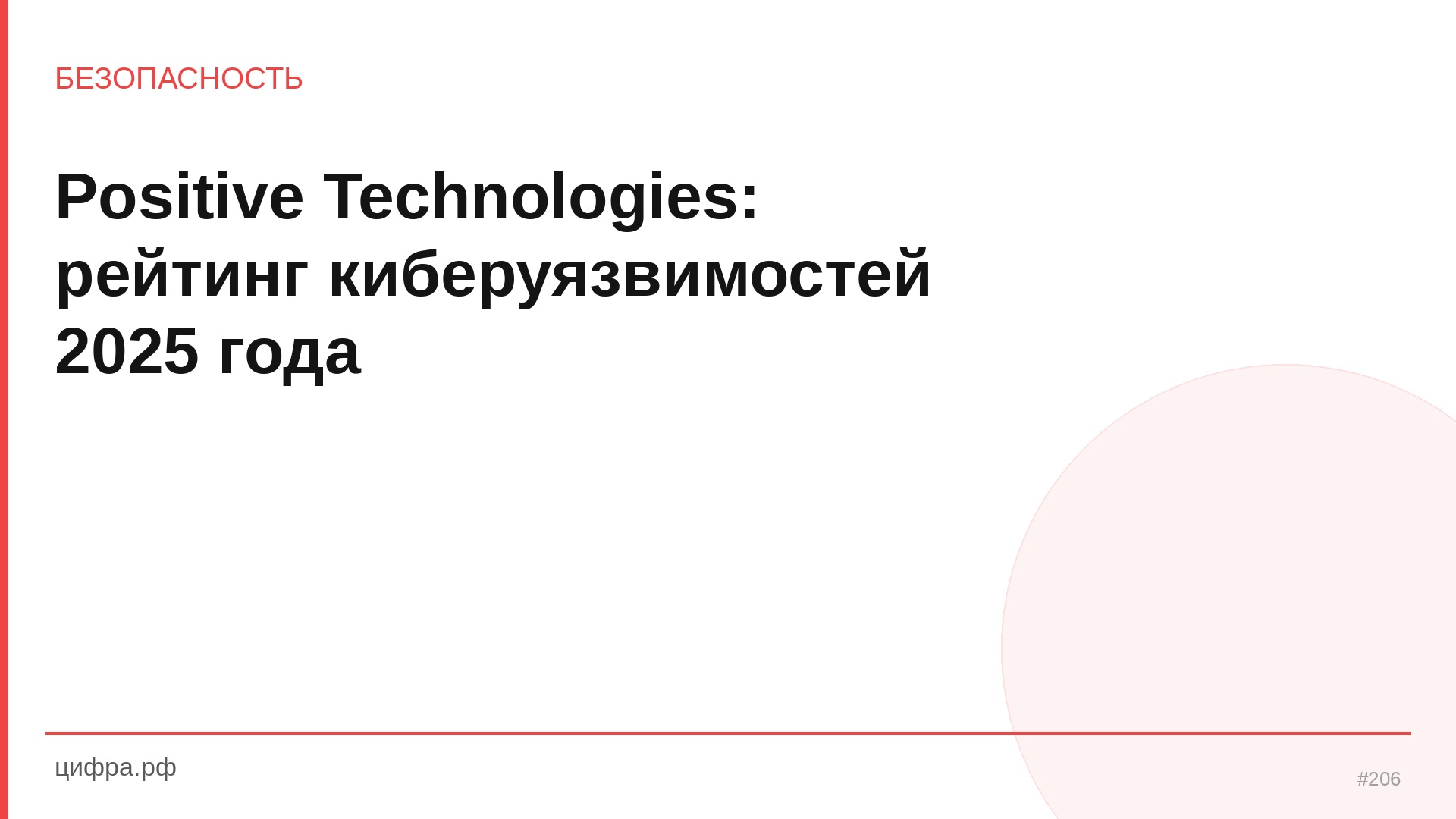 Positive Technologies: рейтинг киберуязвимостей 2025 года