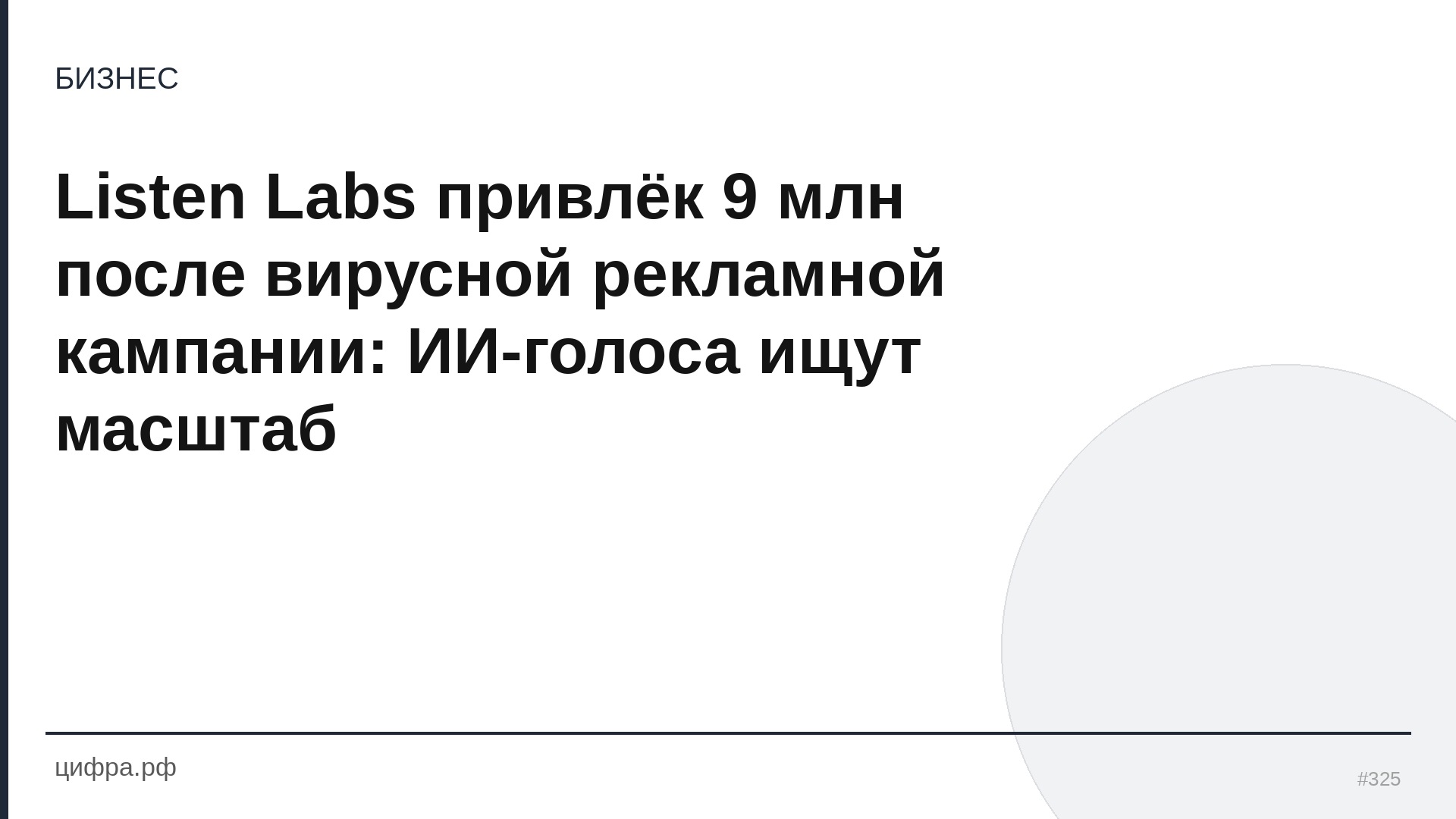 Listen Labs привлёк 9 млн после вирусной рекламной кампании:
