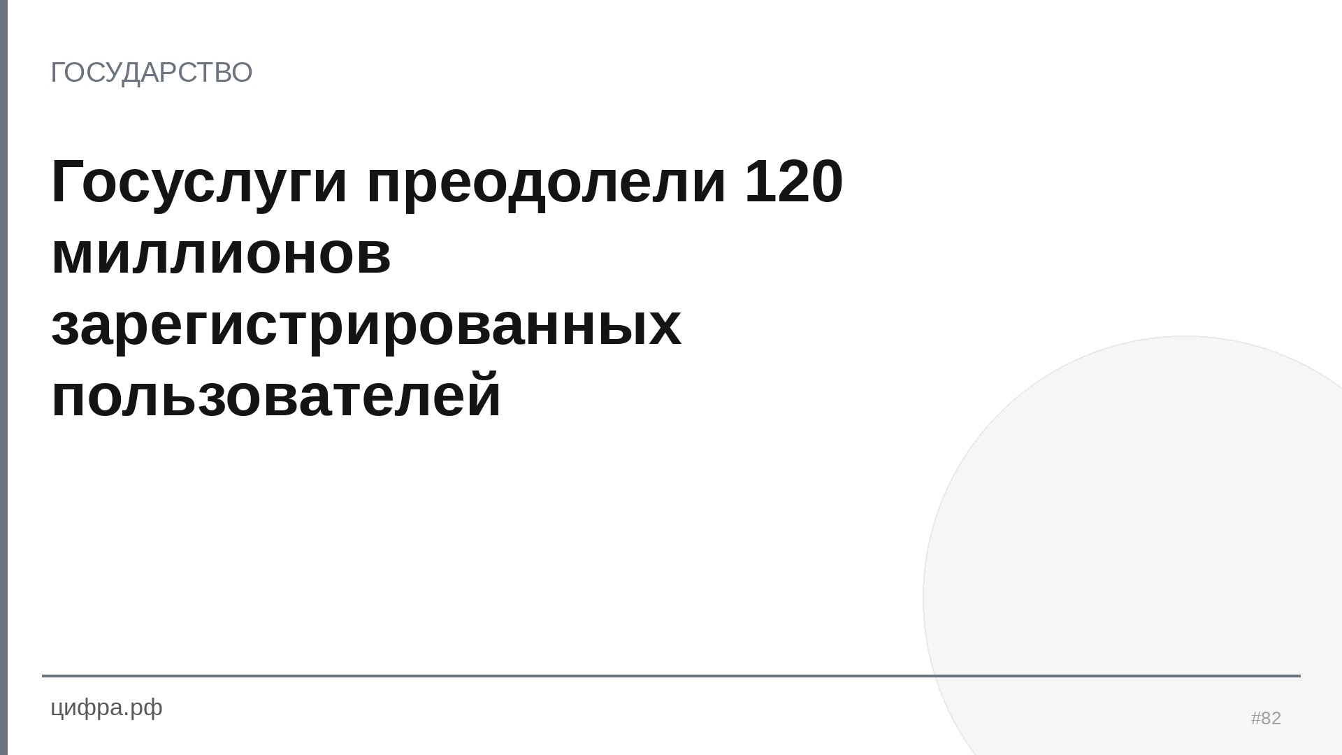 Госуслуги преодолели 120 миллионов зарегистрированных 